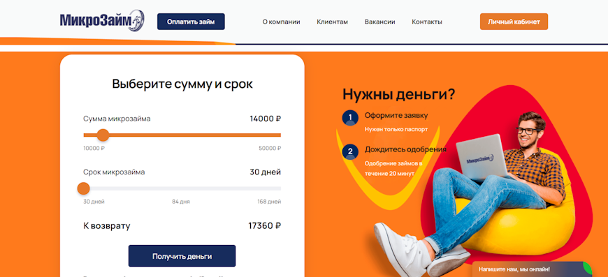 Личный кабинет МикроЗайм: вход, регистрация и возможности