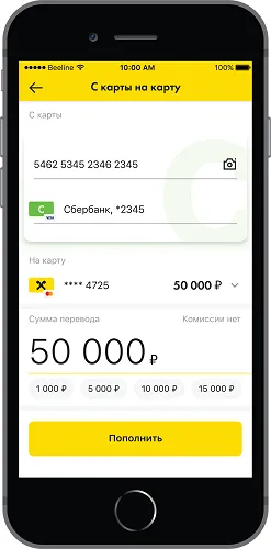 Функции мобильного приложения Райффайзен онлайн