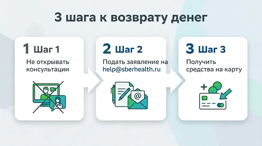 3 шага к возврату денег