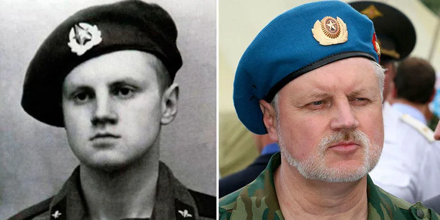 Сергей Миронов во время службы в ВДВ Сергей Миронов