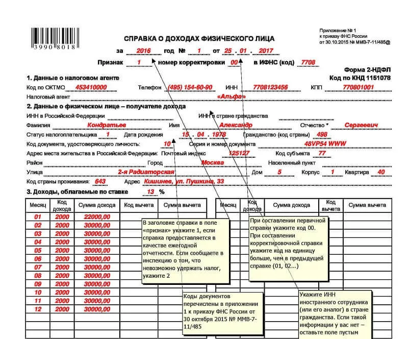 Где взять справку 2 НДФЛ