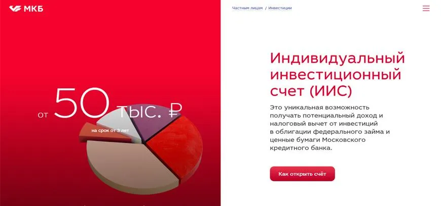 Открыть ИИС в МКБ онлайн Как открыть ИИС в МКБ онлайн