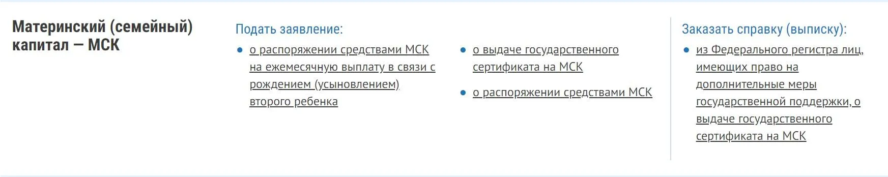 Справка об остатке средств материнского капитала