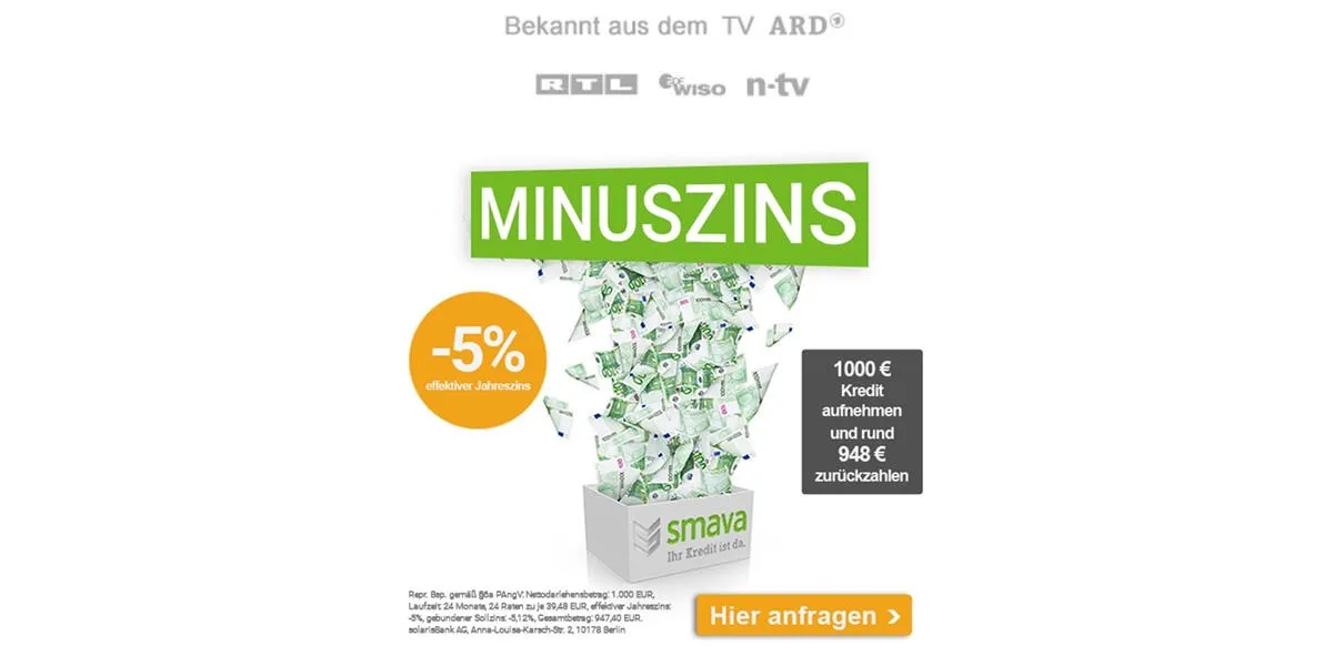 Выгодно ли банку выдавать кредиты под отрицательные проценты?