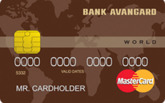 Карта Mastercard World Cash Back от банка Авангард