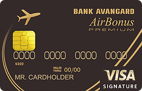 Карта Airbonus Premium Visa от банка Авангард
